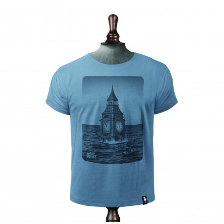 AFTER THE FLOOD T-SHIRT NOBLE BLUE