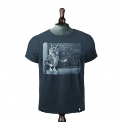 OWLGEBRA T-SHIRT CHARCOAL