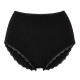 HIGH WAIST BRIEFS BLACK