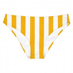 BIKINI BRIEFS BURGSVIK BIG STRIPES YELLOW XS