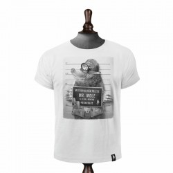DIRTY VELVET MR. MOLE T-SHIRT VINTAGE WHITE