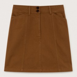 THINKING MU RATI SKIRT CARAMEL