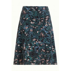 BORDER SKIRT MONTEREY BLACK