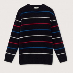 MIKI SWEATER NAVY STRIPED