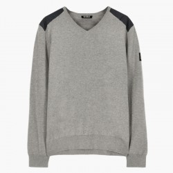 ECOALF JAMES KNIT SWEATER GREY MELANGE