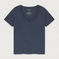 CLAVEL T-SHIRT HEMP NAVY