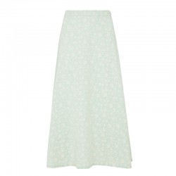PEOPLE TREE SKIRT ALISON SILHOUETTE FLORAL GREEN