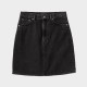 NUDIE JEANS HANNA SKIRT BLACK TRACE XS