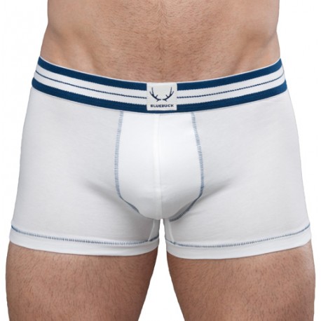 TRUNK WHITE TRUNK NAVY STITCH