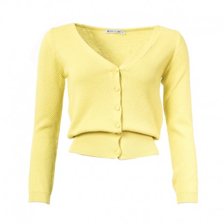 FROY & DIND CARDIGAN  GERDY  YELLOW