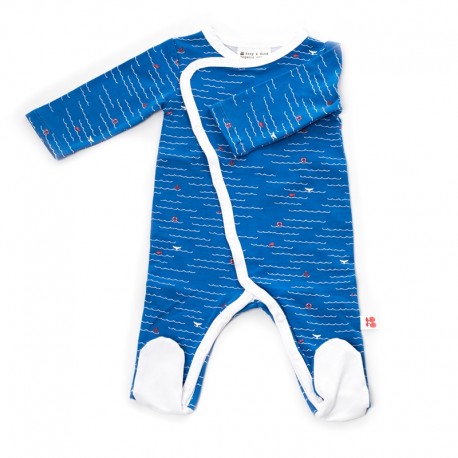 FROY & DIND JUMPSUIT WITH FEET OCEAN