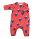 FROY & DIND JUMPSUIT OTTO WITH FEET STRAWBERRY