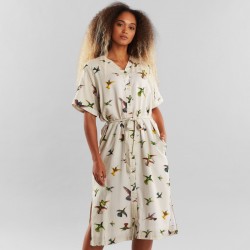 DEDICATED DRESS BORNHOLM HUMMINGBIRDS MULTICOLOR