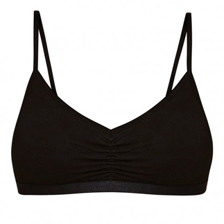 PEOPLE TREE SOFT BRA TOP BLACK