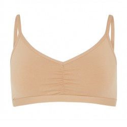 PEOPLE TREE SOFT BRA TOP ALMOND