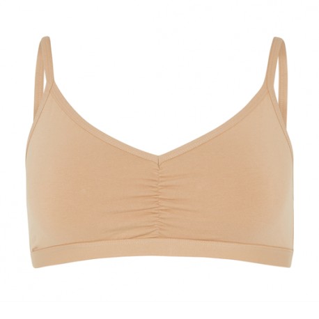 PEOPLE TREE SOFT BRA TOP ALMOND