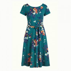 KING LOUIE SALLY DRESS POMONA EVERGLADE GREEN