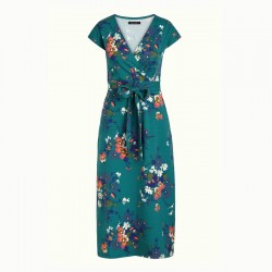 KING LOUIE LOT MIDI DRESS POMONA EVERGLADE GREEN 