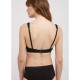  PEOPLE TREE LACE TRIM TRIANGLE BRA BLACK