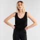 DEDICATED TOP NORA LACE JERSEY BLACK