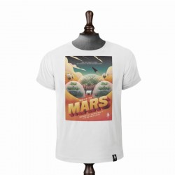 LIFE ON MARS T-SHIRT VINTAGE WHITE