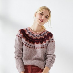 PULL MARION LILAS MELANGED