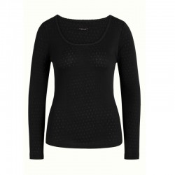 CARICE TOP DORSET AJOUR BLACK