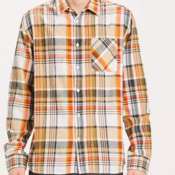 LARCH REGULAR BIG CHECKED SHIRT KELP