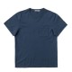 ROY ONE POCKET TEE INDIGO BLUE