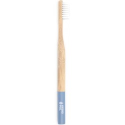 BROSSE À DENTS EN BAMBOU BLEU FONCE