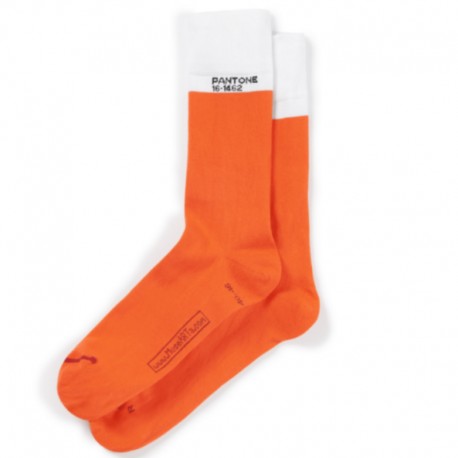 DILLY SOCKS PANTONE SOLID ORANGE