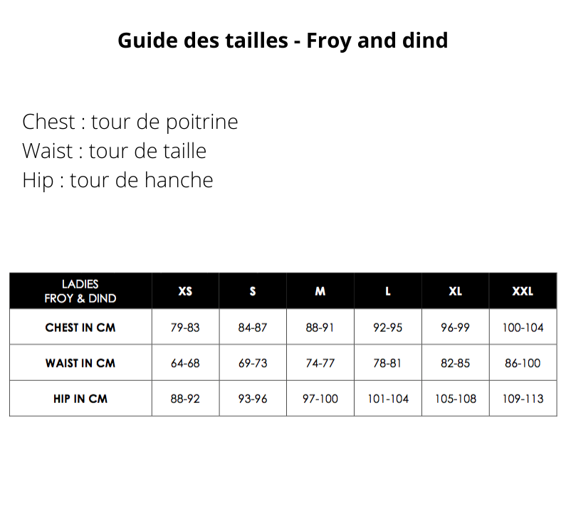 guide taille froy and dind